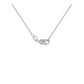 Double Infinity Diamond Pendant in 14k White Gold RCJ