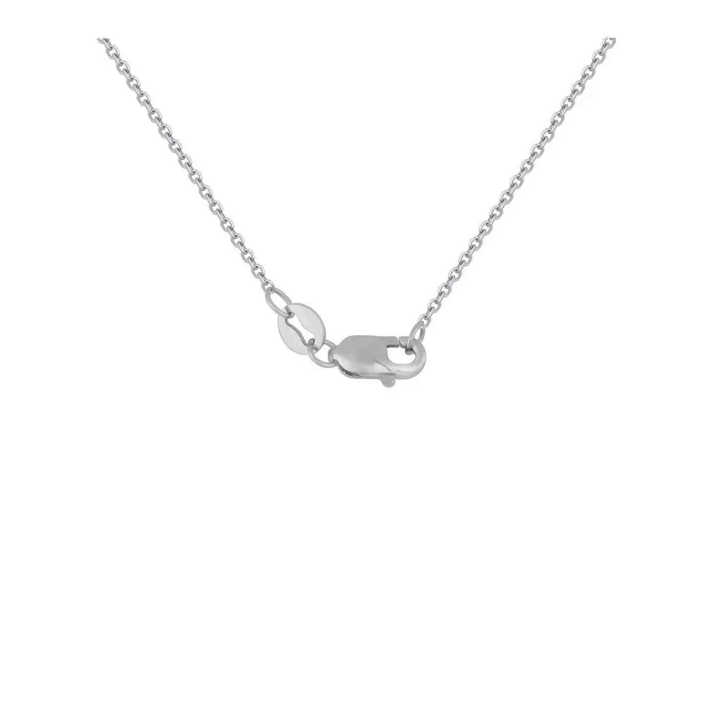 Double Infinity Diamond Pendant in 14k White Gold RCJ