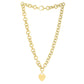 14k Yellow Gold Rolo Link Necklace (11.40 mm) RCJ