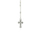 Fine Rosary Chain and Bead Necklace in Sterling Silver RCJ