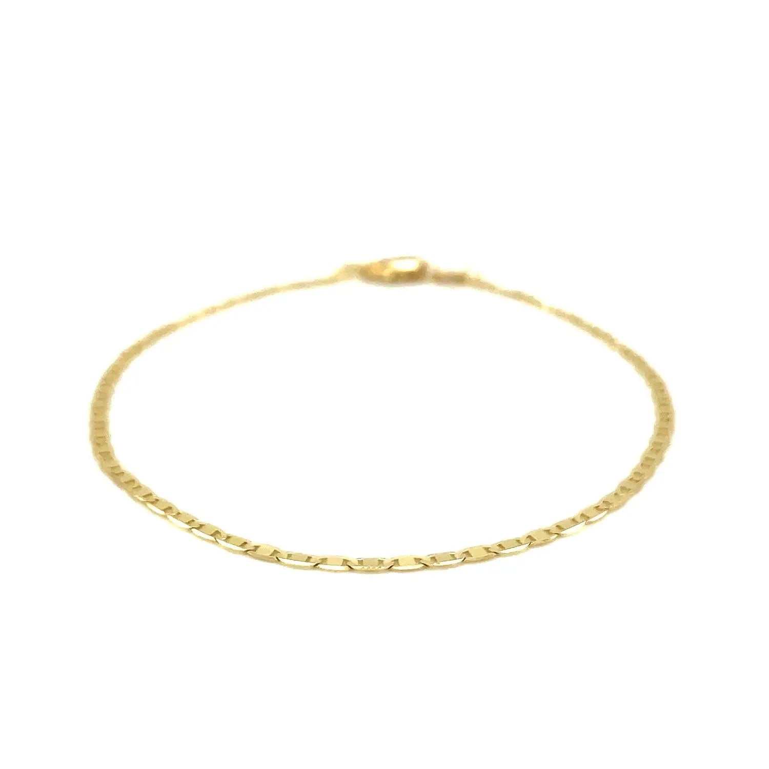 10k Yellow Gold Mariner Link Bracelet (1.70 mm)Monde Trend