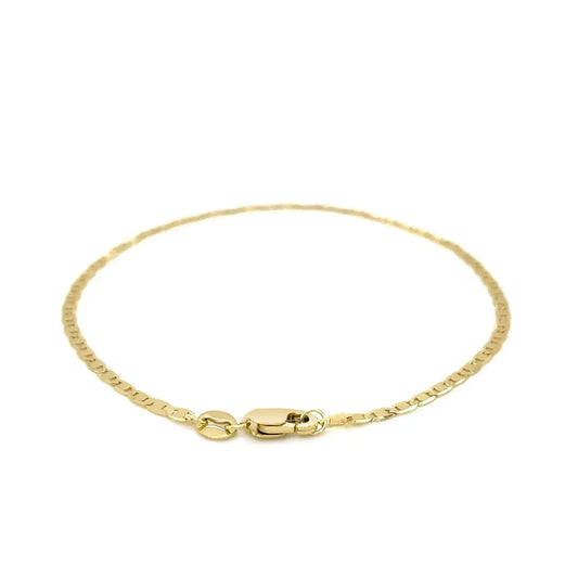 10k Yellow Gold Mariner Link Bracelet (1.70 mm)Monde Trend