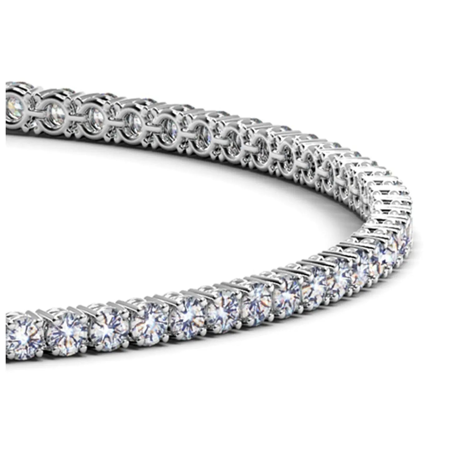 Lab Grown Round Diamond Tennis Bracelet in 14k White Gold (2 cctw F/G  VS2/SI1) RCJ