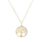 Two Layer Tree Pendant in 14k Two Tone Gold RCJ