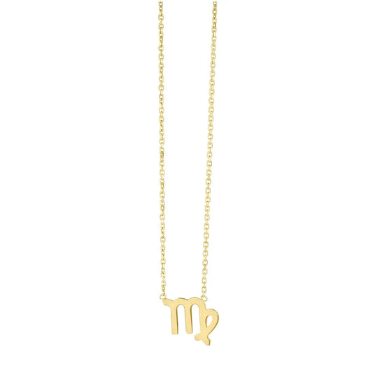 14K Yellow Gold Virgo Necklace RCJ