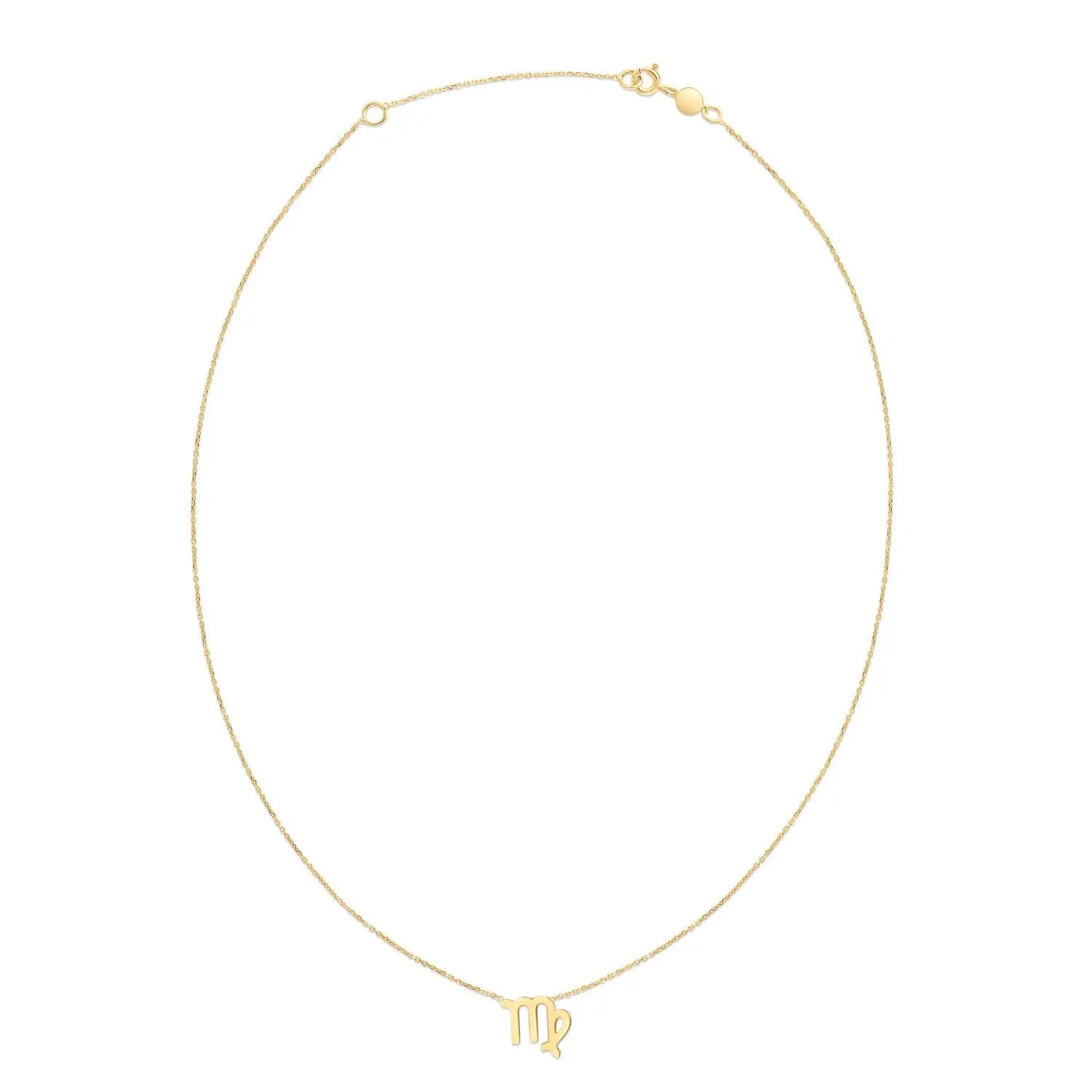 14K Yellow Gold Virgo Necklace RCJ