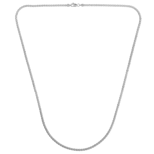 Ice Barrel Chain in 14k White Gold (2.70 mm) RCJ