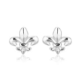 Sterling Silver Fluer De Lis Earrings RCJ