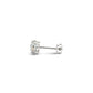 1 1/2 cttw Certified IGI Lab Grown Round Diamond Stud Earrings 14k White Gold (G/VS2)Monde Trend