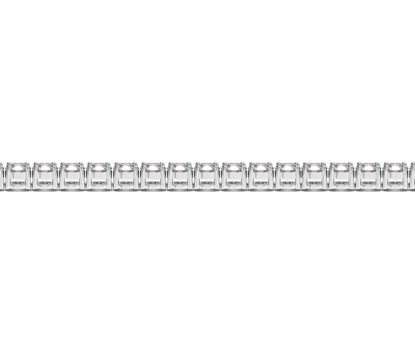 Lab Grown Round Diamond Tennis Bracelet in 14k White Gold (10 cctw F/G  VS2/SI1) RCJ