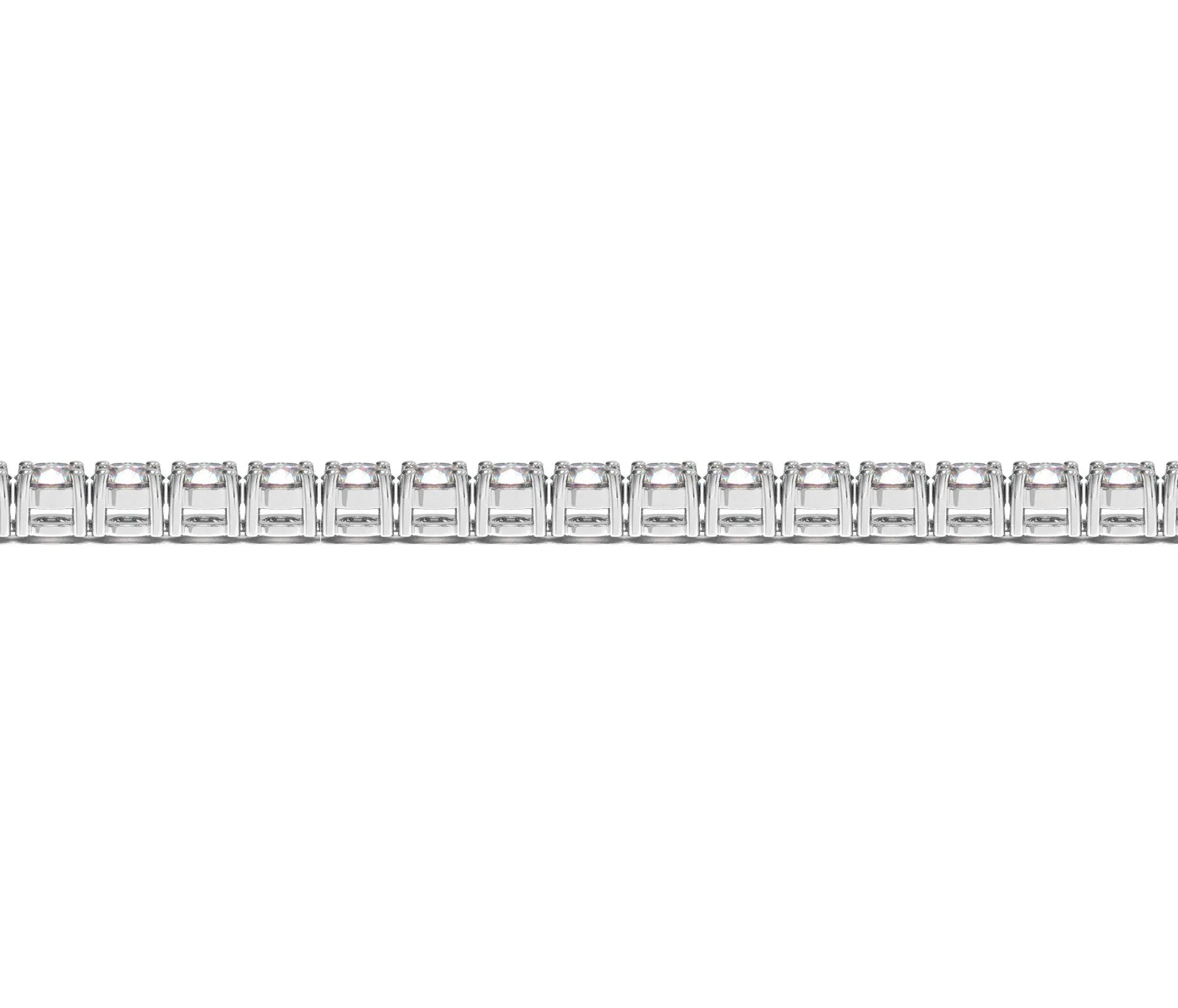 Lab Grown Round Diamond Tennis Bracelet in 14k White Gold (10 cctw F/G  VS2/SI1) RCJ