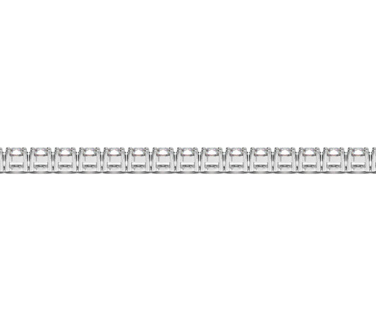 Lab Grown Round Diamond Tennis Bracelet in 14k White Gold (10 cctw F/G  VS2/SI1) RCJ