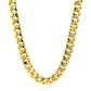 10k Yellow Gold Semi Solid Miami Cuban Chain (9.10 mm)Monde Trend