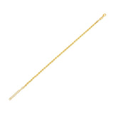 14k Yellow Gold Spaced Bead Bracelet  (3.00 mm) RCJ