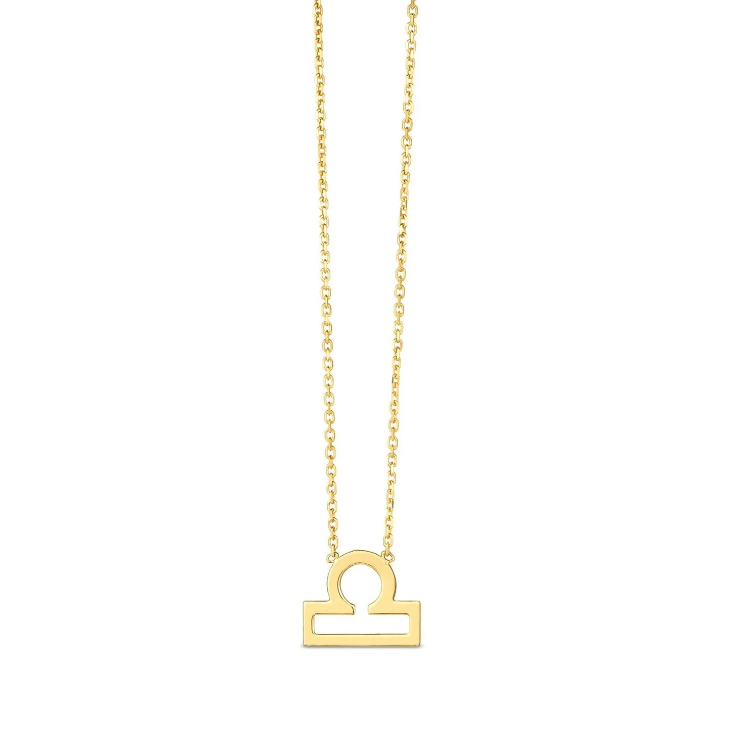 14K Yellow Gold Libra Necklace RCJ