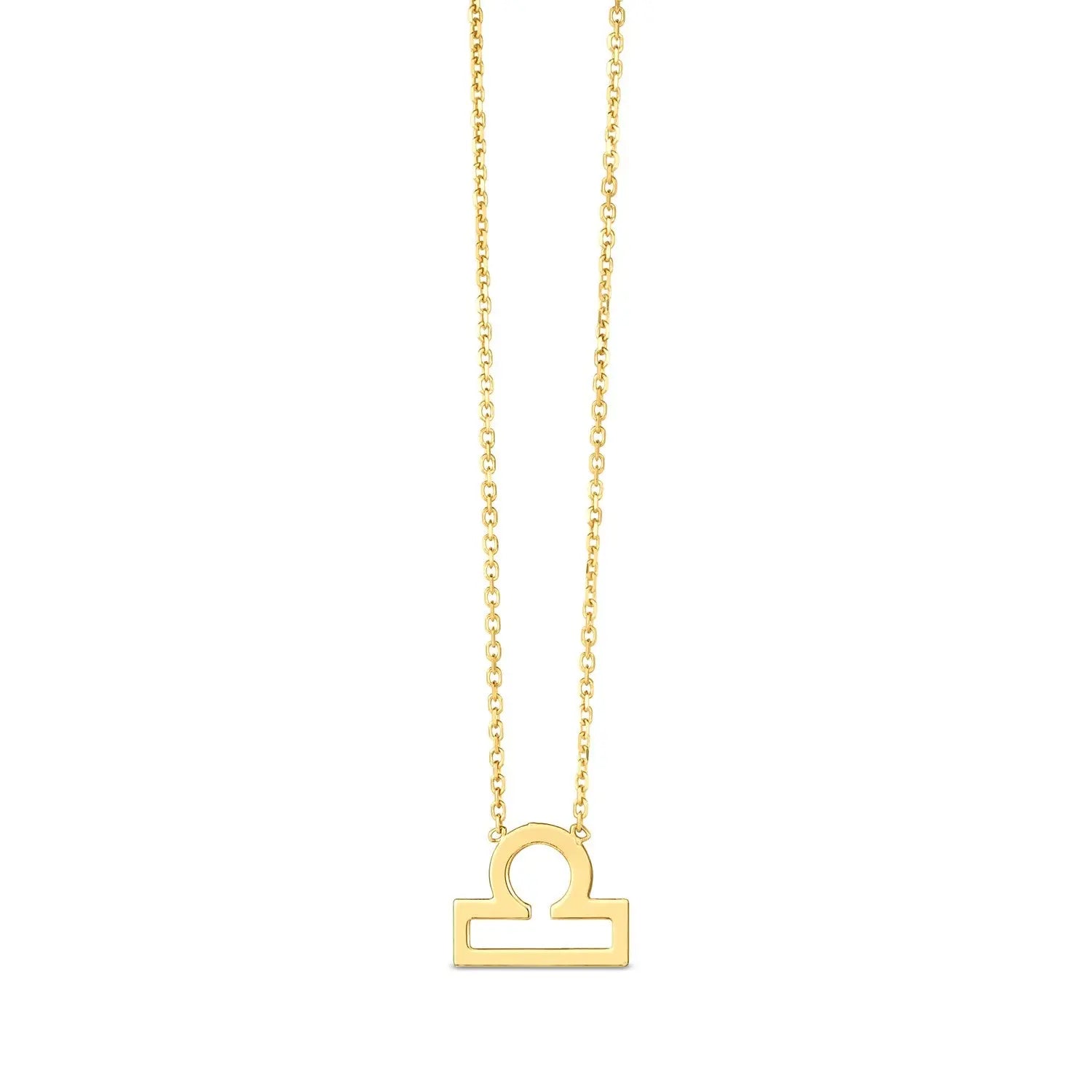 14K Yellow Gold Libra Necklace RCJ