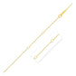 Adjustable Cable Chain in 14k Yellow Gold (0.97 mm) RCJ