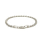 2.9mm 14k White Gold Heart Anklet RCJ