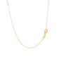 14k Yellow Gold 18 inch Two Strand Necklace with Circle and Bar Pendants RCJ