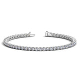 Lab Grown Round Diamond Tennis Bracelet in 14k White Gold (5 cctw  F/G  VS2/SI1) RCJ