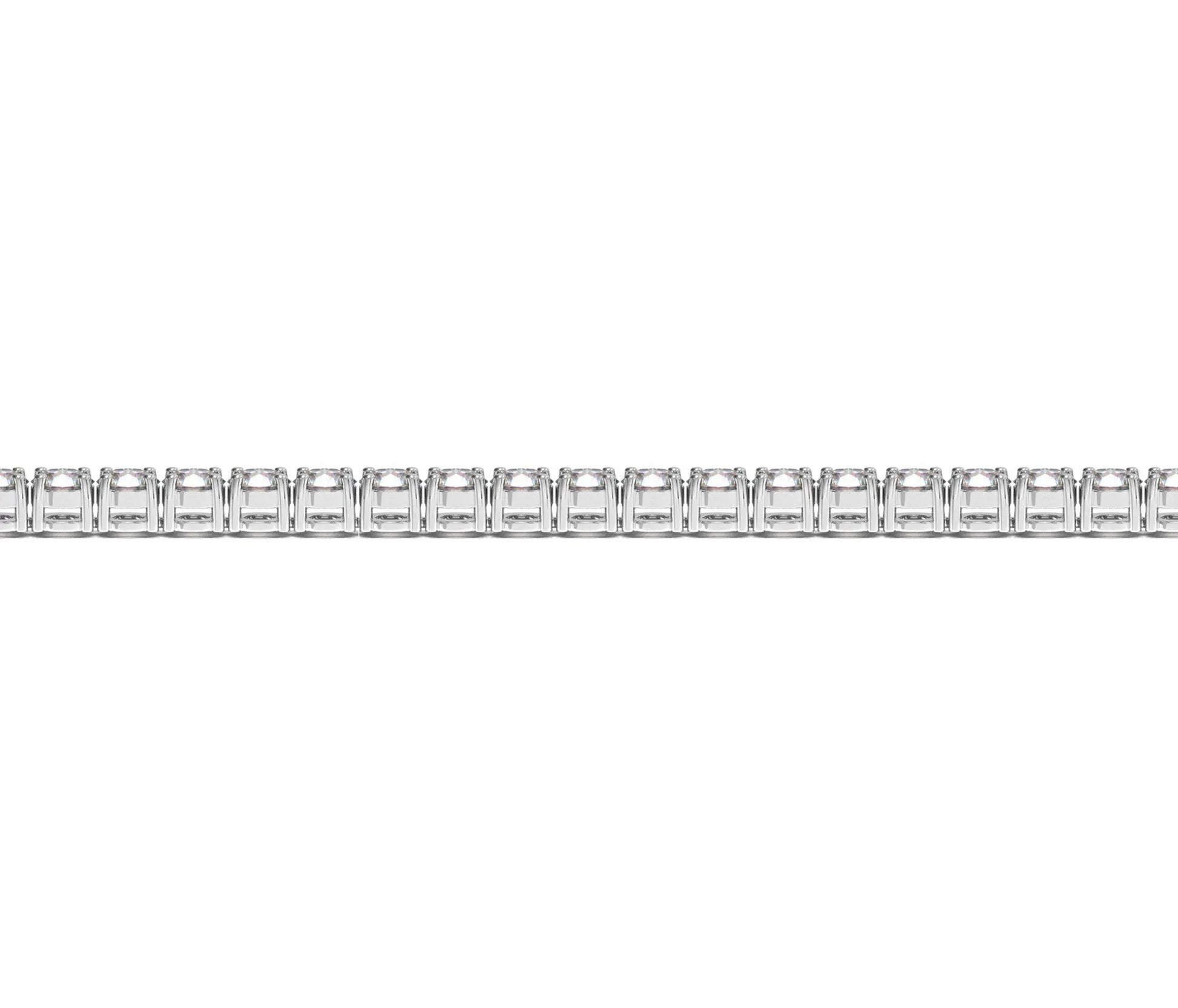 Lab Grown Round Diamond Tennis Bracelet in 14k White Gold (5 cctw  F/G  VS2/SI1) RCJ