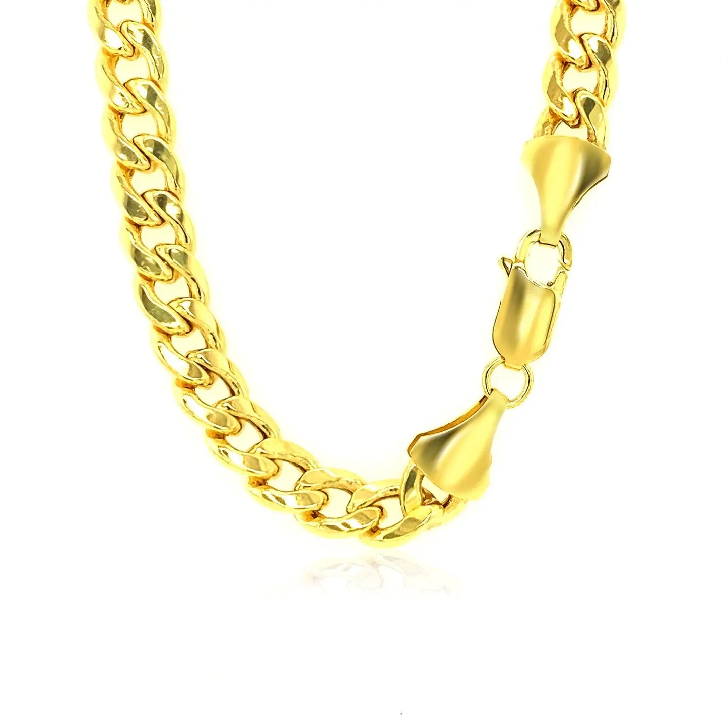 10k Yellow Gold Light Miami Cuban Chain (7.00 mm)Monde Trend