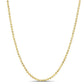 Moon Cut Bead Chain in 14k Yellow Gold (2.00 mm) RCJ