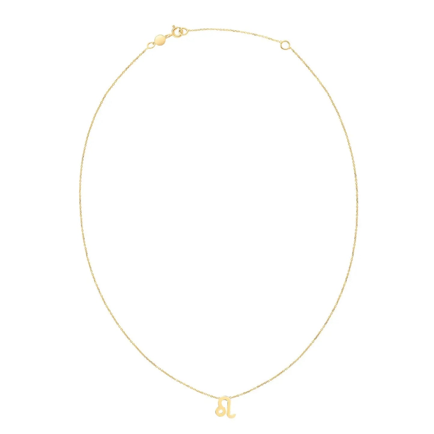 14K Yellow Gold Leo Necklace RCJ