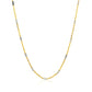 Bar Links Pendant Chain in 14k Two Tone Gold (1.40 mm) RCJ