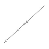 Double Extendable Rope Chain in 14k White Gold (0.85 mm) RCJ