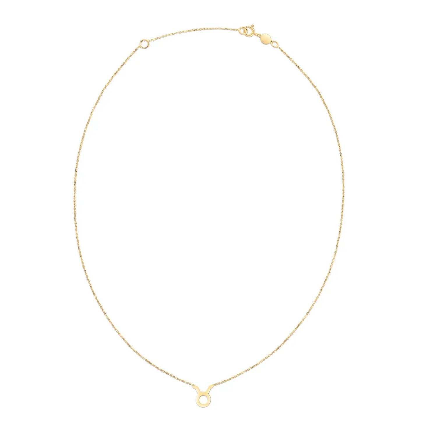 14K Yellow Gold Taurus Necklace RCJ