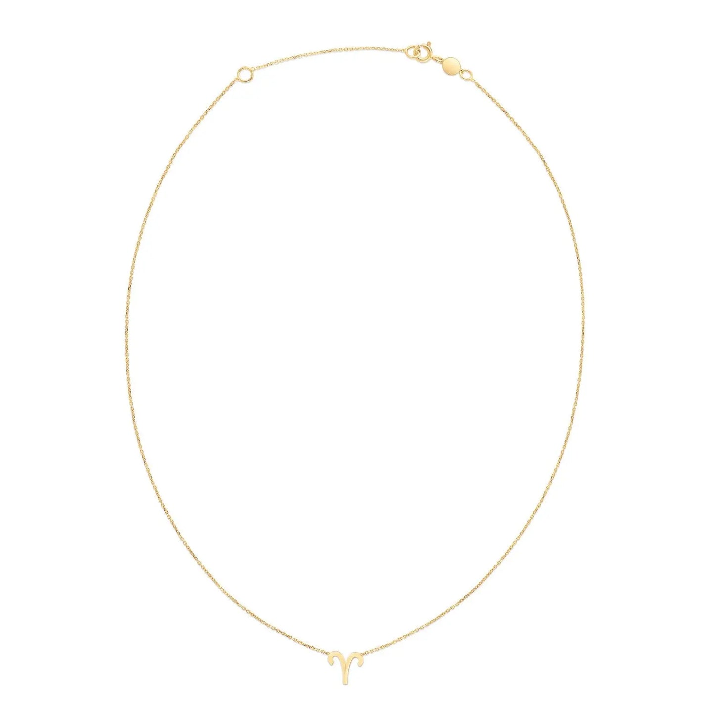 14K Yellow Gold Aries Necklace RCJ