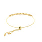 Adjustable Chain Bracelet in 14k Yellow Gold (5.00 mm) RCJ