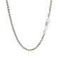 Sterling Silver Rhodium Plated Wheat Chain (2.60 mm) RCJ