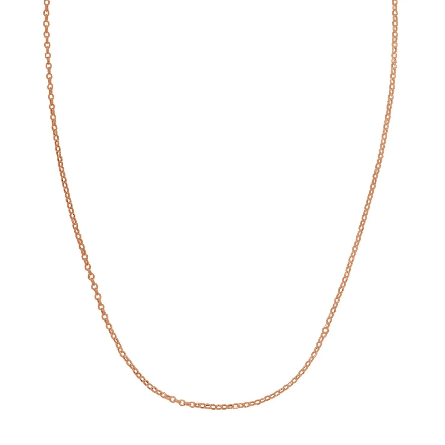 Double Extendable Cable Chain in 14k Roee Gold (1.40 mm) RCJ