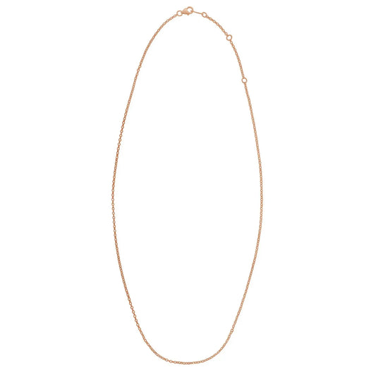 Double Extendable Cable Chain in 14k Roee Gold (1.40 mm) RCJ