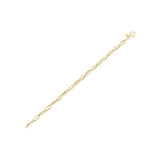 14k Yellow Gold La Goccia Link Bracelet (5.00 mm) RCJ