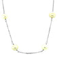 14k White Gold Necklace with White PearlsMonde Trend