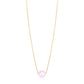 14k Rose Gold Pearl Solitaire NecklaceMonde Trend