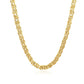 14k Yellow Gold Fancy Byzantine Chain Necklace RCJ