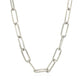 Sterling Silver Paperclip Chain Necklace RCJ