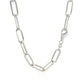 Sterling Silver Paperclip Chain Necklace RCJ