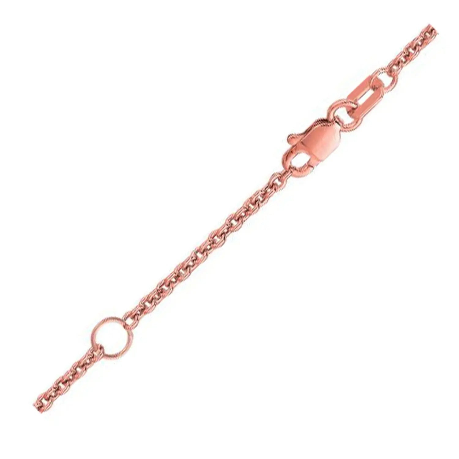 Extendable Cable Chain in 18k Rose Gold (1.80 mm) RCJ