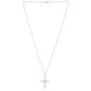 14k Yellow Gold Pearl Cross Pendant RCJ