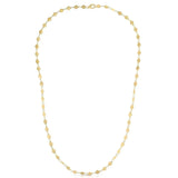 14k Yellow Gold Necklace with Polished Circles RCJ