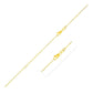 Extendable Cable Chain in 14k Yellow Gold (0.87 mm) RCJ