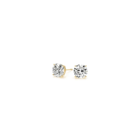 1/2 cttw Lab Grown Round Diamond Stud Earrings 14k Yellow Gold (G/VS2)Monde Trend