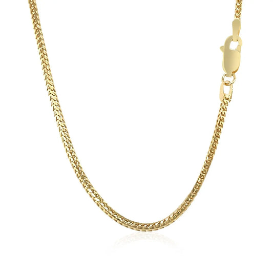 18k Yellow Gold Franco Chain  (1.60 mm) RCJ