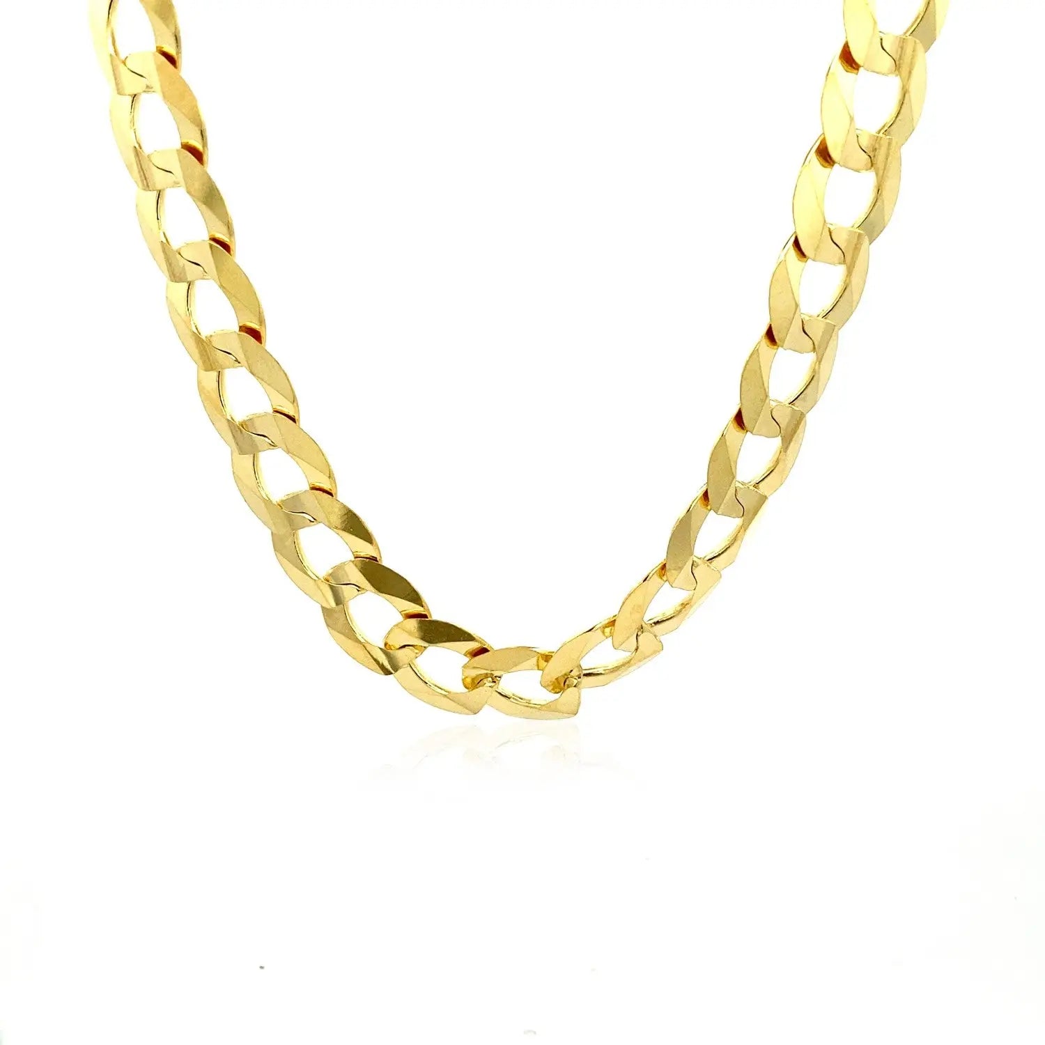 Solid Curb Chain in 14k Yellow Gold (12.18 mm) RCJ