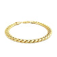 14k Yellow Gold Miami Cuban Semi Solid Bracelet (7.00 mm) RCJ